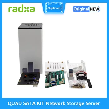 Комплект для подключения четырехъядерных процессоров SATA, комплект сетевого сервера хранения данных RASPBERRY PI 4