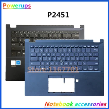 Корпус/крышка/чехол для клавиатуры с подсветкой для ноутбука/Notebook US для Asus Expertbook P2451 P2451FA P2451FB