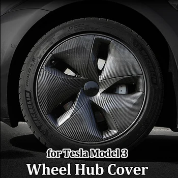 Крышка ступицы колеса автомобиля для Tesla Модель 3 Аксессуары 4 шт./компл. 18-дюймовые колпаки для колес, крышки, защита шин, Внешние детали
