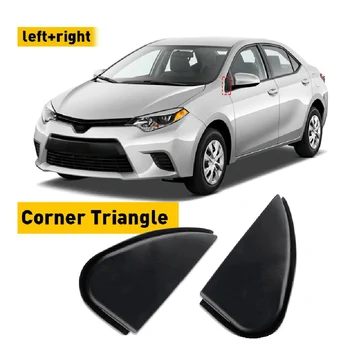 Левое зеркало Флаг Угловая стойка Гарнир Треугольные Молдинги Накладка для Toyota 2014-2016