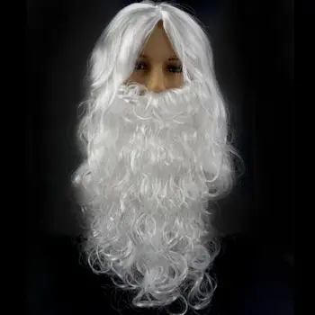 Легкий модный парик Санта-Клауса, комбинированное украшение для волос, Рождественский костюм Санта-Клауса, без потери для наряда