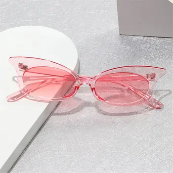 Маленькие солнцезащитные очки в форме бабочки для женщин, винтажные солнцезащитные очки в стиле хип-хоп 