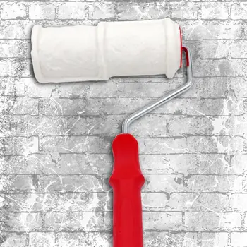Малярный валик с рисунком Полиуретановый инструмент для нанесения штампов на окружающую среду Декоративные цилиндрические инструменты, имитирующие камень для стены
