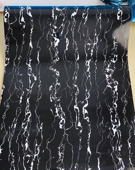 маслостойкие мраморные обои шириной 80 см для кухонных столешниц ПВХ самоклеящаяся водонепроницаемая Съемная контактная бумага для ванной комнаты