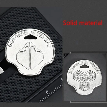 Мини-отвертка Металлический ключ для камеры 1/4 винта пластина для быстрой установки Портативный инструмент для монет, используемый для кемпинга на открытом воздухе A07 22
