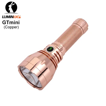 МИНИ-фонарик Lumintop GT с батареей 18650 медь / латунь со светодиодом NM1 с поисковым фонариком на большие расстояния 1050 метров
