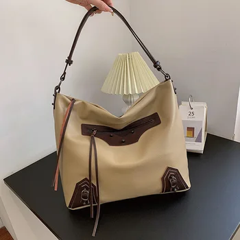 Модная женская сумка с кисточками, высококачественные сумки через плечо из замши, женская сумка через плечо большой емкости, повседневная женская сумка-тоут.
