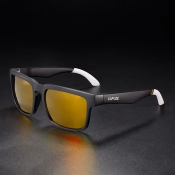 Модные поляризованные солнцезащитные очки Kapvoe для рыбалки, пеших прогулок, катания на лыжах, вождения, велосипедных очков для мужчин и женщин, спортивной езды на горных велосипедах, очков UV400