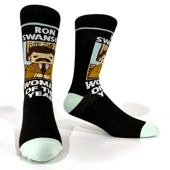 Мужские носки с забавным мультяшным рисунком, хлопковые носки унисекс со средней трубкой 48 типов, Happy Socks, уникальный стиль уличной моды