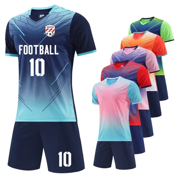 Мужские Футбольные рубашки Dry Quick Breathable Soccer Jersey set Детская Тренировочная форма для взрослых По Индивидуальному заказу футбольная футболка New