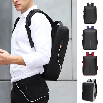 Мужской повседневный рюкзак с жестким корпусом, противоугонный рюкзак, дорожная сумка большой емкости, модная деловая сумка для компьютера для мужчин