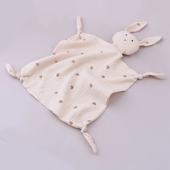 Мягкие куклы для сна для новорожденных, модная детская игрушка для сна, успокаивающее полотенце, нагрудник для рождественского подарка