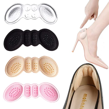 Набойки для женской обуви Силиконовые, регулирующие размер, Клейкие набойки для пяток, подкладка, захваты, Защитная наклейка, Обезболивающая вставка для ухода за ногами