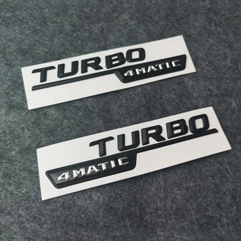 Наклейка для стайлинга автомобилей Mercedes Benz AMG Глянцевый черный 2014-2016 Буквенная эмблема Turbo 4matic Значок A M G Логотип Fender Supercharge