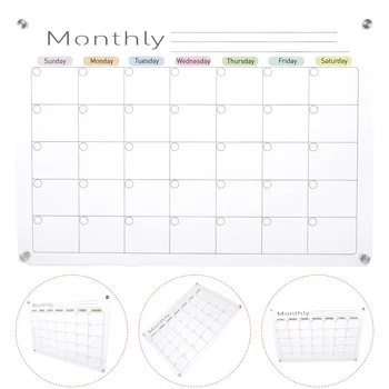 Настенный календарь, Кухонные принадлежности, Белая доска, Практичный Холодильник для сухого стирания, Магнитное напоминание о холодильнике