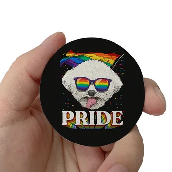 Нашивки ЛГБТ-американского эскимосского гей-прайда на одежду, шляпы, куртки, нашивки, наклеенные на железо нашивки, термоадгезивные кожаные наклейки