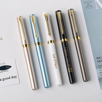 Нейтральная ручка, гигант делового офиса, может написать высококачественную имитацию металла, 0,7 подписи, Рекламная группа компаний, Строительная ручка