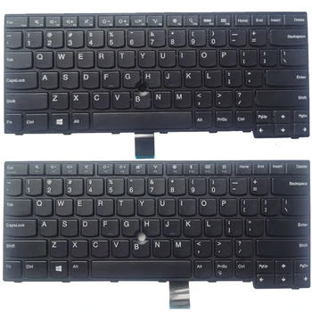 Новая английская клавиатура для ноутбука lenovo Thinkpad E470 E470C E475 E450 E455 E450C W450 Клавиатура США без подсветки