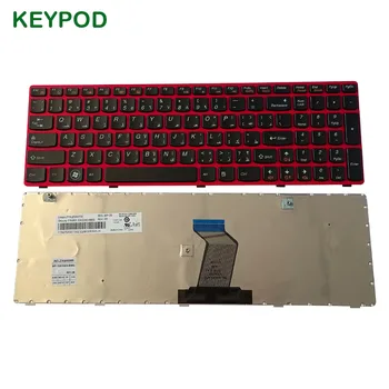 Новая арабская клавиатура для ноутбука Lenovo G580 G580A G585 G585A Z580A Z585 NoBacklight Red Notebook