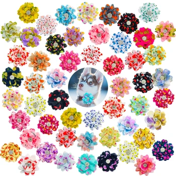 Новая собачья бабочка в стиле летних фруктов, Красочные Шифоновые аксессуары для домашних животных, съемные для мелких собак, зоотовары.