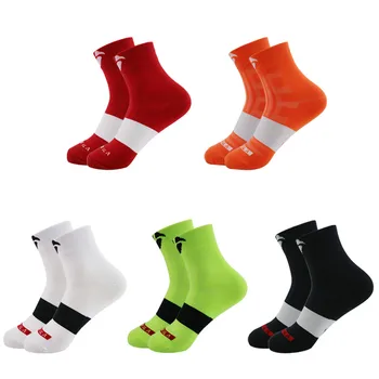 Новые Велосипедные носки Для мужчин и женщин, защита от пота, Спорт на открытом воздухе, Бег, Баскетбол, Спортивные носки, велосипедные носки Calcetines Ciclismo