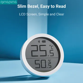 Новый датчик температуры и влажности Cleargrass Bluetooth облегченной версии, хранение данных, Термометр для чернильного экрана E-Link, Поддержка приложения Mi Home