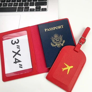 Обложка для паспорта из искусственной кожи для женщин, мужской кошелек, сумка, держатель для кредитных карт, дорожные аксессуары