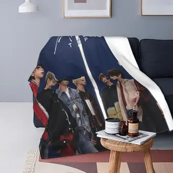 Одеяла Kpop Star Stray Kids, певец Idol, Фланелевое всесезонное Портативное Супер Теплое одеяло для кровати, уличное плюшевое тонкое одеяло