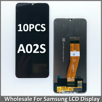 Оптовая продажа 10 шт./лот A02S Для Samsung A02S ЖК-дисплей с сенсорным экраном в натуральную величину в сборе A025F A025G A025M