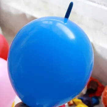 Оптовая продажа 50 шт. / лот 6-дюймовые воздушные шары с хвостом многоцветные принадлежности для свадьбы, дня рождения, украшения брачной комнаты, воздушный шар