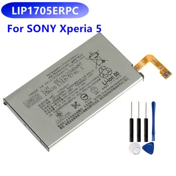 Оригинальный аккумулятор LIP1705ERPC 3140mAh для SONY Xperia 5, аутентичный аккумулятор для замены телефона + бесплатные инструменты