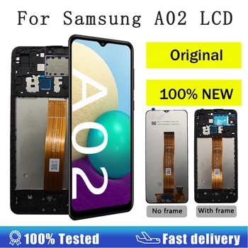 Оригинальный ЖК-дисплей Для Samsung Galaxy A02 A022 SM-A022F Дисплей Замена ЖК-дисплея Для Samsung A02 ЖК-Дигитайзер В Сборе Сенсорный Экран