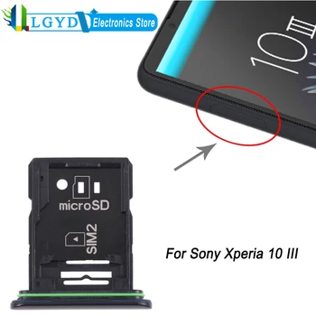 Оригинальный лоток для SIM-карт + лоток для SIM-карт / лоток для карт Micro SD для Sony Xperia 10 III