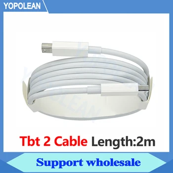 Оригинальный новый кабель Thunderbolt 2, кабели для передачи данных, кабель Thunderbolt 2 для Mac 2m для Apple, кабель thunderbolt 2 для мультимедийного монитора