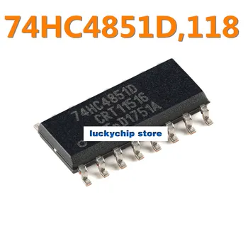 Оригинальный подлинный 74HC4851D, 118 пакетов SOIC-16 с 8-канальным аналоговым мультиплексором/демультиплексором
