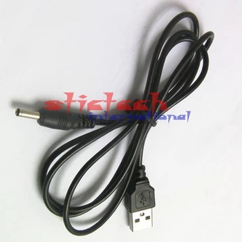 от dhl или EMS 200шт DC 5V USB 2.0 1A до 3.5 * 1.35 мм кабель питания с разъемом Barrel