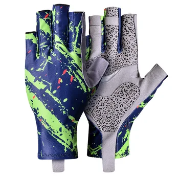 Перчатки Мужские Рыбацкие Без Пальцев Дышащие Летние Велосипедные Для Скалолазания Спортивные Аксессуары