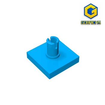 Плитка Gobricks GDS-932, модифицированная, 2 x 2 со штырьком, совместима с 2460 игрушками, собирает строительные блоки Технические характеристики