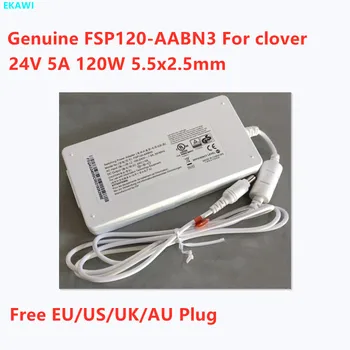Подлинный FSP FSP120-AABN3 24V 5A 120W 5.5x2.5mm Белый Адаптер Питания Переменного Тока С Коммутацией Для Зарядного Устройства Для Ноутбука clover
