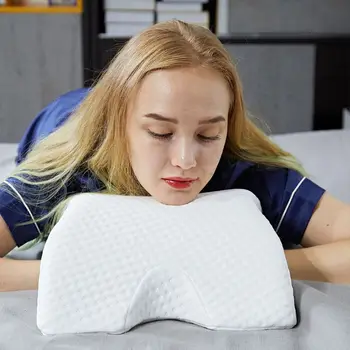 Подушка с медленным отскоком, туннельная подушка, подушка с эффектом памяти, шейные подушки для сна, отлично подходит для путешествий, офиса