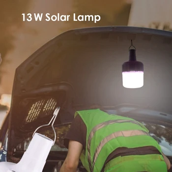 Портативный светодиодный солнечный свет мощностью 80 Вт, 3 режима, Регулируемая аварийная лампа, светодиодная лампа солнечной энергии, водонепроницаемая, простая установка для наружного использования