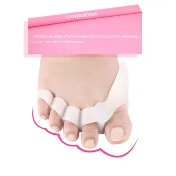 Разделители пальцев ног Растяжители Выравнивание перекрывающихся пяток пальцев Ортопедическая прокладка для ухода за ногами в домашних условиях