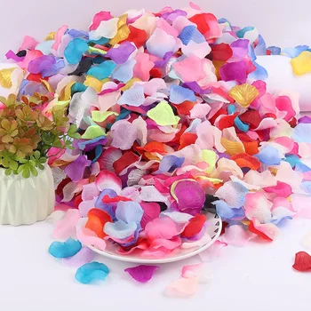 Разноцветные Лепестки роз из искусственного шелка для свадебной вечеринки, Цветочные сувениры, Украшения, Розы, 500 шт., Rosas Para Casamento