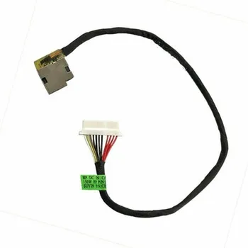 Разъем питания постоянного тока с кабелем для ноутбука HP 16-A0001tx, гибкий кабель для зарядки постоянного тока TPN-Q241