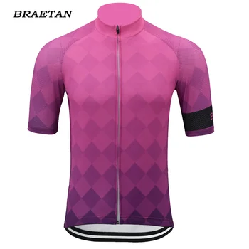 розовая велосипедная майка 2020, мужская велосипедная одежда с коротким рукавом, забавная велосипедная одежда, джерси, велосипедная одежда braetan