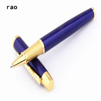 роскошная высококачественная ручка-роллер 8007 синего цвета для бизнеса и офиса со средним кончиком Новая