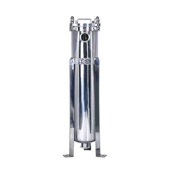 Рукавный Фильтр из Нержавеющей Стали 304 Оборудование Для Очистки Воды Multi Bag Термостойкий Пищевой Рукавный Фильтр