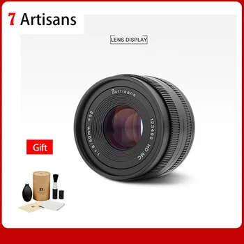 Ручной объектив 7 artisans 50mm F1.8 для камеры Canon EOS M A7 A7II A7R Sony E Mount Fuji FX Macro MFT/M4/3 Mount