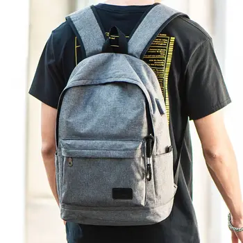 Рюкзак Мужская повседневная дорожная сумка в корейском стиле, сумка для компьютера, модный школьный ранец для учащихся средней школы