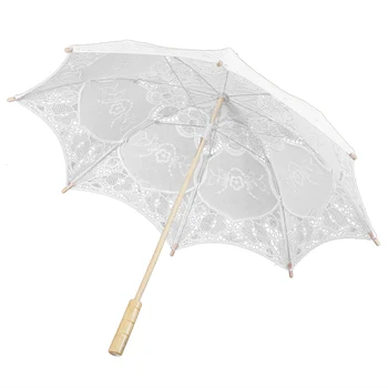 Свадебный зонтик‑ высококачественный кружевной кружевной зонтик для празднования свадьбы